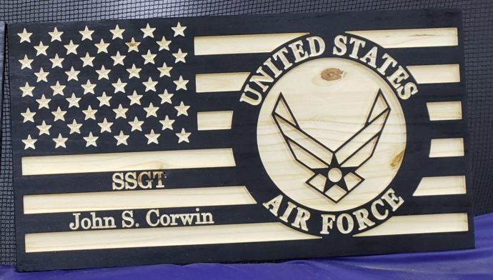 Air Force Themed US Flag